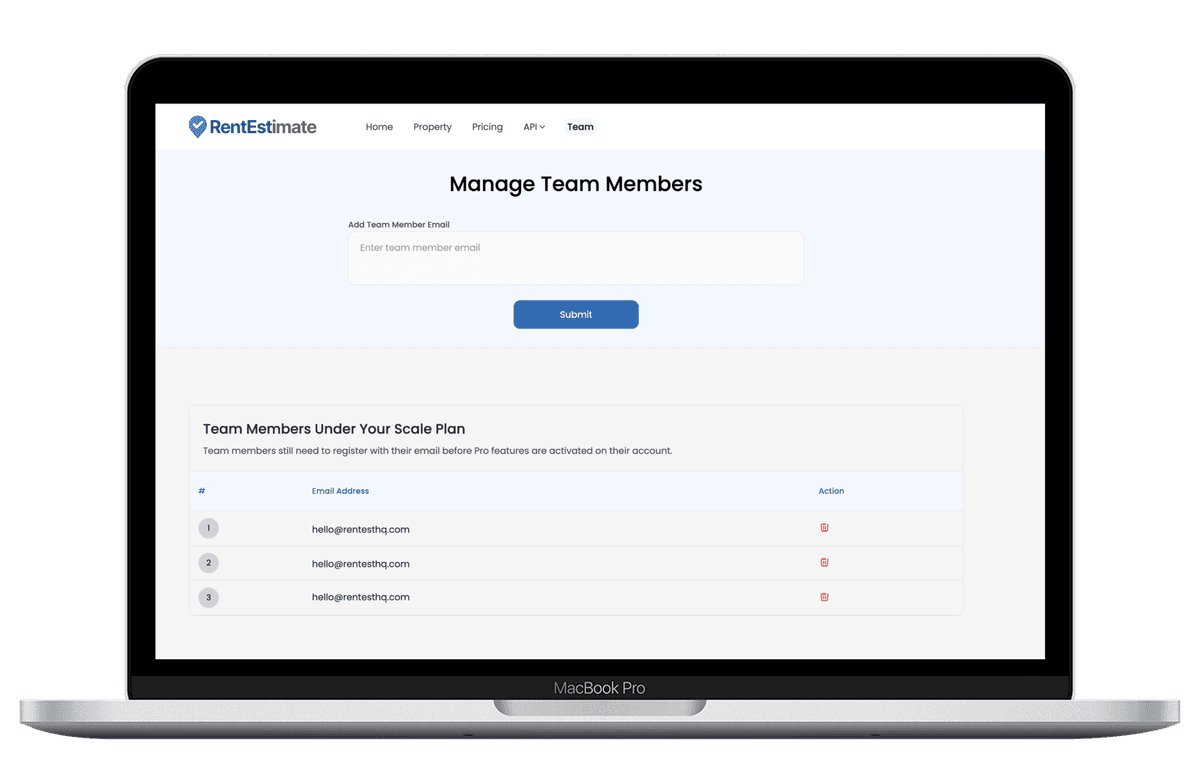 Scale your property management business with unlimited reports and user access